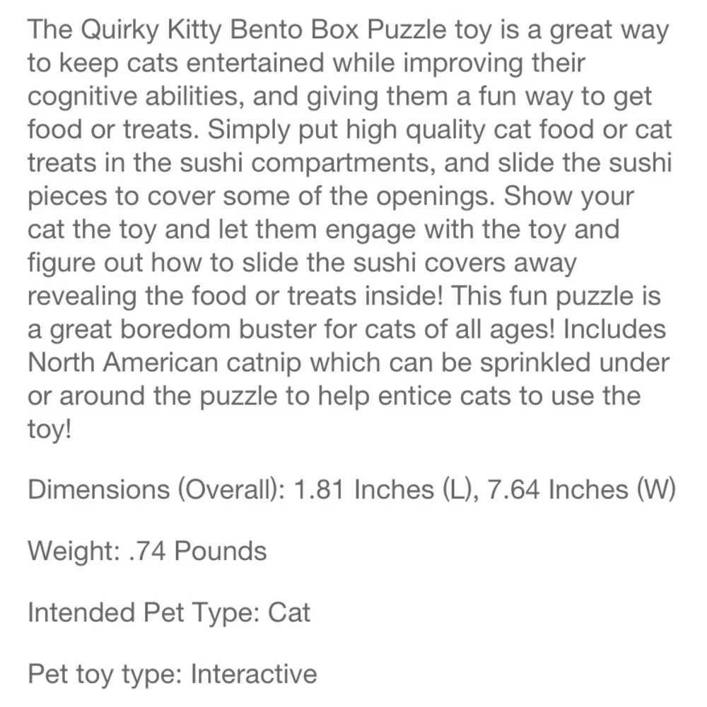 Quirky Kitty 🍱 Sushi Hunter Bento Box Puzzle